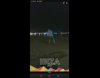 Guy does frontflip at the beach and lands on his butt, does a kip up and fails