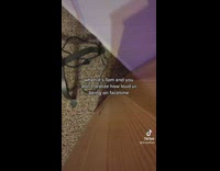 Collab BitchIG2 - Guy blue hoodie in room on phone