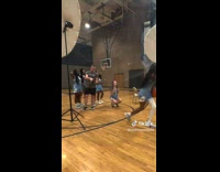 Man shows results of photos from shoot 