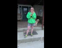 Collab BitchIG2 - Guy throws basketball at girl nice try 