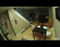 Guy slips falls down stairs fail