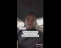 Guy crazy yells in car nervous uber