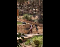 Collab IITW - Man and Woman tiktok dance stairs park