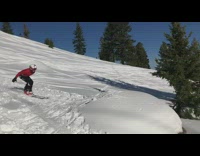 Red jacket boy attempts backflip skis fail 