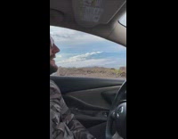 Red car do it for the gram girl