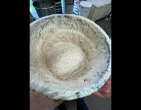 Collab BitchMP - White bread dough spun deflates into bowl