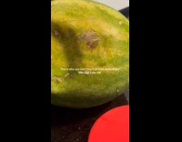 Woman bought fermented watermelon