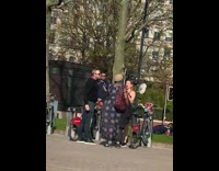 Verbal Fight Between Trans Woman and Man in Park 