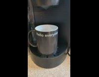 Daily dose intro appear on mug with hot water