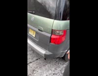 Woman act like tail light is not broken