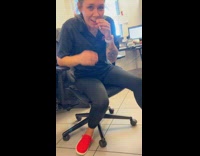 Collab BitchMP - Womans dentures stuck on lollipop 