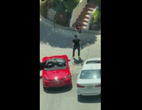 Man music video red car driveway filmer narrates Part 1