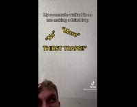 Roommate walks in on guy taking photo 