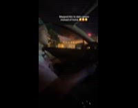 Woman pins dairy queen on car