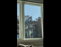 girls on escape stairs white building