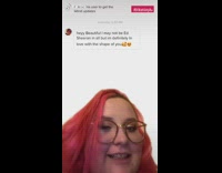 Girl red hair reads dms shape of you 