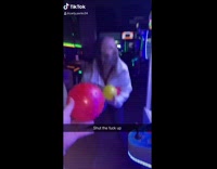 Collab BitchMP - Girls win colorful balls in crane game 