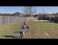 Compilation of two brothers making amazing shots in baskets