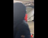 Man dance with skeleton on Valentines Day