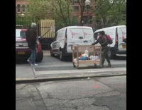 Parade of babies in wooden cribs
