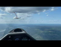 Filmer pilot plane fly over Norway