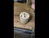 Drink with face looks like its talking