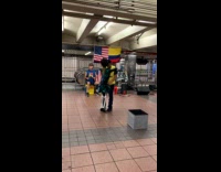 Collab WINY - Man dances with skeleton in shiny dress