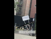 Get married today sign on bicycle 