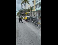 girl on yellow vintage car street