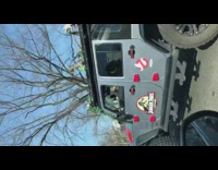 Jurassic park jeep with dinosaurs on roof 