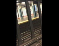 Man with long hair back pack screams