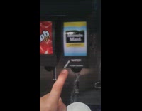 Drink dispenser vibrate really hard when pressed