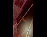 Collab winy - Fire breaks out on the rooftop of building 