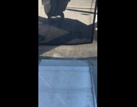 Guy pretends he is headlining a concert at empty stage