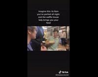 Waffle house lady brings table their food