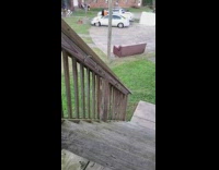 White pickup truck wrapped in plastic cover