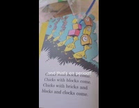 Woman reads doctor seuss book like she is rapping