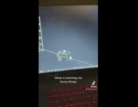 Person shows off clever arranged icons on desktop to image