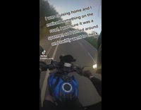 Motorcycle rider found small wrench on ground