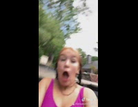 Collab Shocking - Little girl rides tricycle into pool fail