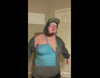 Guy dances with moving outfit filter