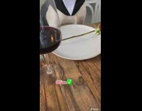 Labrador dog date night tuxedo wine glass