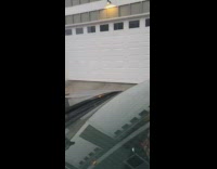 Student slips on frozen ground 