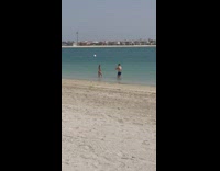 Girl white yellow bikini beach boyfriend photographer part 1