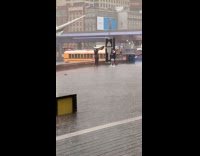 Collab IITW - Woman bikini interrupted photoshoot by the rain