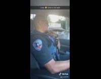 Police on radio oh yeah laugh car cop