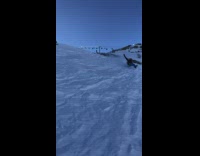 Skier does double backflip fail 