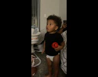 Kid Vibes and Dances to the Music