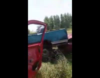 guy in trunk car crash