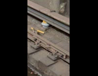 Collab WINY - Rat run with churro on subway tracks